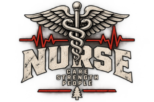 Gritty Caduceus Nurse Emblem