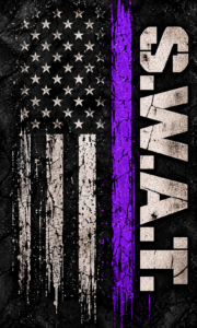 Grunge American Flag SWAT Poster