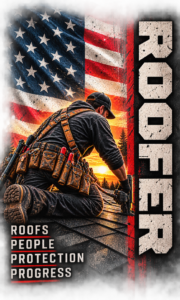 Rugged Roofer Patriot Poster